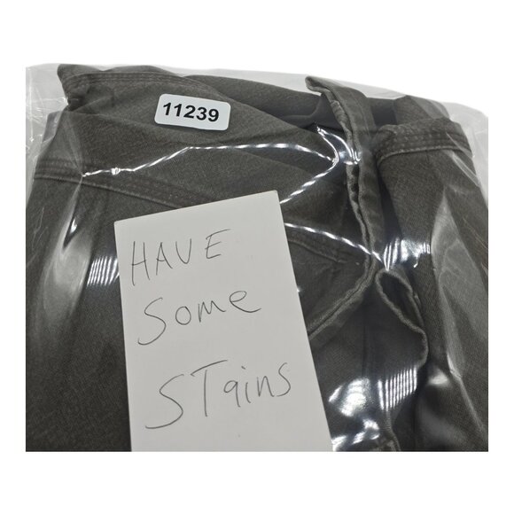 Carhartt Rugged Flex Duck Utility Work Pants Mens 36x34 Gray Relaxed Fit Stains - Picture 4 of 12